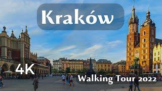 4K Krakow | Walking Tour Summer 2022