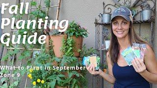 Fall Planting Guide| What to Plant in September Zone 9