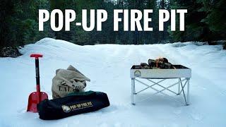 Lightweight Portable Pop Up Fire Pit | Fireside Outdoor