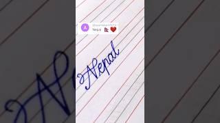 How to write country name " Nepal " in cursive ️ #calligraphy #handwriting#shorts