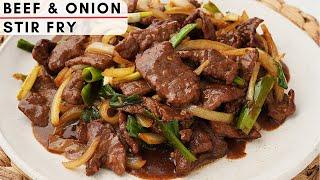 Beef and onion stir fry｜Tender beef stir fry with onion