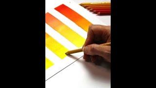 How to Blend Colored Pencils #Shorts