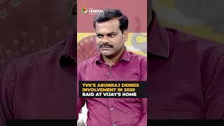 TVK's KG Arunraj clarifies he was not part of the team that raided actor Vijay's residence in 2020