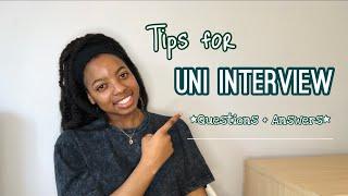 TIPS TO ACE YOUR *UNI ADMISSION INTERVIEW* | How to Prepare | Interview QUESTIONS & ANSWERS |