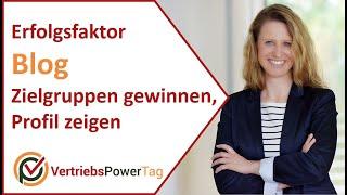 Erfolgsfaktor #Blog - Zielgruppen gewinnen, Profil