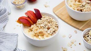 Creamy Peach Almond Smoothie Bowl Recipe