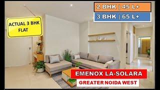 Emenox La Solara Greater Noida West - 3BHK Ready to move apartments ️9560955050