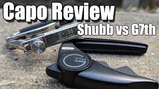 Best Capo? Capo Review Shubb vs G7th Performance 3 : gear review : guitar lesson