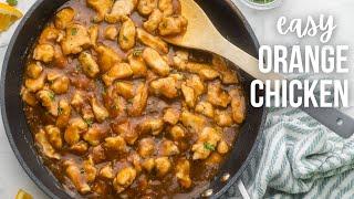 Easy Orange Chicken l The Recipe Rebel