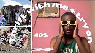 THRIFT WITH ME + TRY ON 🪡| FAROUK B.I