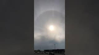 KNOWNBEFOREITSKNOWN sun halos and sun phenomenas April 23 2020 sun halo video 1 5:18 pm #ronin