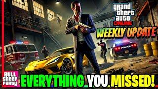 EVERYTHING YOU MISSED in 3:34min! + Weekly Discounts, Sales, Money Bonus New Podium Car GTA 5 Online