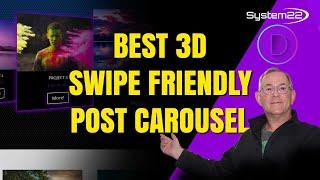 Best Swipe Friendly 3D Post Carousel Divi Theme