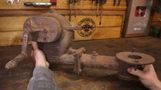 Can I save this vintage Alcosa forge blower?