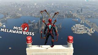 IRON SPIDERMAN MELAWAN BOSS - SPIDERMAN