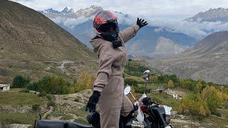 MUSTANG RIDE DAY-2 // JOMSOM-MUKTINATH-DUMBA LAKE-MARPHA-LETE #kiwirides #ladyrider #mustang