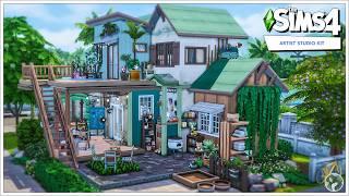 Struggling Artist's Home  The Sims 4 Artist Studio Kit: Speed Build