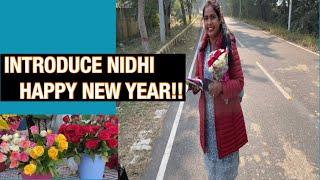 Introduce Nidhi ! Happy new year!!