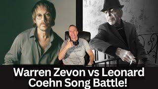 Reaction to Warren Zevon - Keep Me In Your Heart vs Leonard Cohen - You Want It Darker Song Battle!