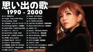 1990〜2000年代を代表する邦楽ヒット曲️心に残る懐かしい邦楽曲集メドレー　作業用BGM J-POP #懐メロ #メドレー #jpop