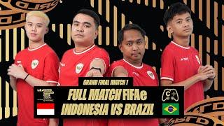 FULL MATCH GRAND FINAL GAME 1 | EPIC COMBACK ! | INDONESIA VS BRAZIL | FIFAe WORLD CUP 2024