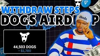 How To Withdraw DOGS Airdrop From Telegram ~ DOGS Listing Price and Gas Fee