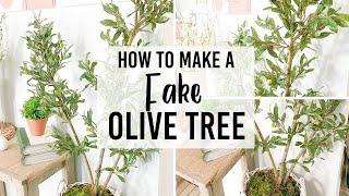 FAUX TREE DIY & How to | Living Room or Entryway Home Decor Idea