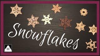 Making Wooden Snowflakes - Steve Ramsey / Spheramid Woodworks Style