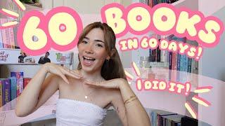 reading 60 books in 60 days to tackle my physical TBR ️| ep. 9 | ft. Beautiful Earth Boutique