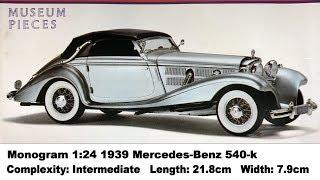 Monogram 1:24 1939 Mercedes Benz Supercharged 540-k Kit Review