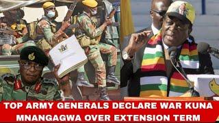 ChachayayaHondo inside Zanu-PF Top Army Generals declare war kuna Mnangagwa over extension term