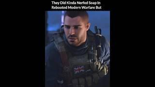 They Nerfed Soap Mactavish In Modern Warfare Reboot But Made Him Unique  #shorts #cod #mw3