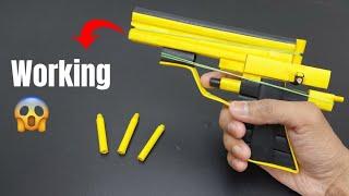 Powerful Paper Pistol Gun | How to Make a Powerful Paper Pistol Gun That Shoots Paper Bullets