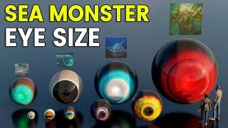 Sea monster Eyeballs Size Comparison 2024