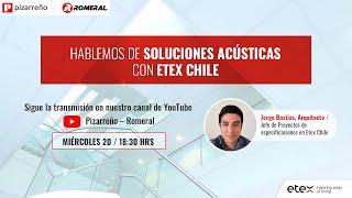 Hablemos de soluciones acústicas con Etex Chile