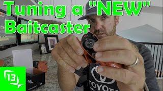 How To Adjust a NEW 13 Fishing Baitcaster Reel