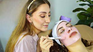 ASMR Facial Treatment & Skincare: Clay Mask, Cupping Face Massage, Spa | Soft Spoken Roleplay