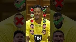 MESSI or RONALDO? Sebastien HALLER picks THE GOAT (CHALLENGE) #shorts @BVB @bundesliga