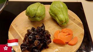 No need coconut milk !  Healthy & delicious.  Let's try stir fry chayote with this way