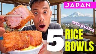 Unbelievable Japanese Donburi Rice Bowls