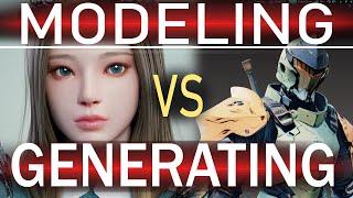 Modeling vs Kitbashing/Generating