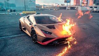 Lighting a Lamborghini on Fire 