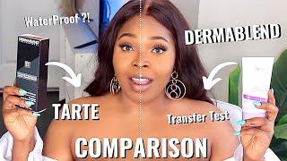 DERMABLEND VS TARTE BODY MAKEUP | BEST STRETCH MARK COVER UP | TRANSFER TEST | ONLINE MAKEUP ACADEMY