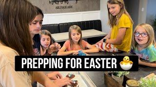 Making Easter Treats - Adventuring Big Family of 12