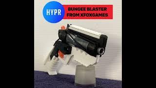 HYPR 3D Printed Bungee Blaster - FPS Test!  #shorts #nerf #blasters #3dprinting #xfoxgames