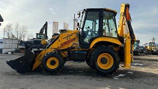 Обзор экскаватор-погрузчика Lonking CDM83C с мостами и КПП марки Carraro (аналог JCB 3CX)