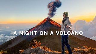 i spent the night on an active volcano.... this is guatemala