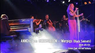 ANNEKE VAN GIERSBERGEN - Warpigs (Black Sabbath); live @ Colos-Saal, Aschaffenburg; 2024-05-04