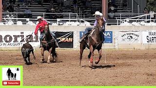 Junior Team Roping 1st Go Round 4  2024 Spicer Gripp Memorial Roping