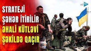 Rus ordusu bu şəhərə də girdi, hərbiçilər hər an pusquya düşə bilər: şiddətli küçə döyüşləri gedir